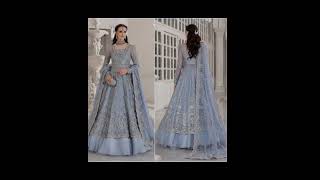 great ideas to make light blue nikah dress