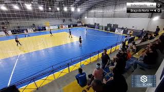 Futsal feminino - Siderópolis x Braço do Norte