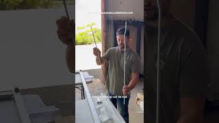 How To Build A Commercial Storefront Glass Door #shorts #installation #locksmith #construction