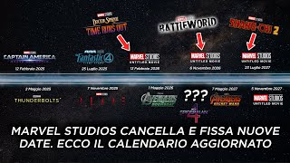 MARVEL STUDIOS CANCELLA E FISSA NUOVE DATE! ECCO IL CALENDARIO AGGIORNATO E POSSIBILI FILM!