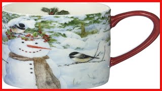 Great product -  Lang Chickadee Snowman 14 oz. Mug by Jane Shasky (10995021396), 1 Count (Pack of 1)