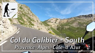 Col du Galibier - South, Road D902, Hautes-Alpes, Provence-Alpes-Côte-d'Azur, France - by motorcycle