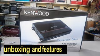 Kenwood amplifier unboxing and features