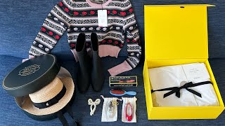 Summer Haul 11가지 여름 쇼핑 하울🩵 레인부츠. 라피아햇. 레페토 키링. 르메르 나시. 이자벨마랑 블라우스. 빗. 헤어클립.