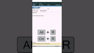 ShortCut for Narration in Tally Prime | #tallyprime #accountingsoftware