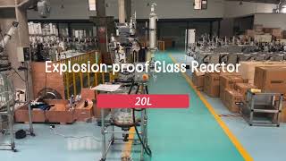 20L explosion-proof jacketed glass reactor