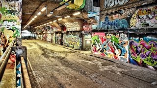 Leake Street Tunnel London - Drone View