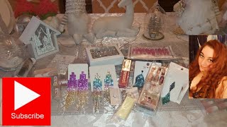 ASMR Whisper Nail Haul Beautiful Bling Earrings & Rings #asmr  #aliexpress #nailhaul #blingnails