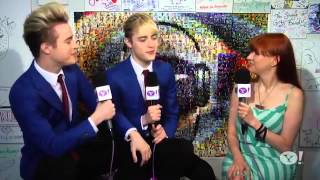 Jedward's Yahoo Interview 30.08.2013