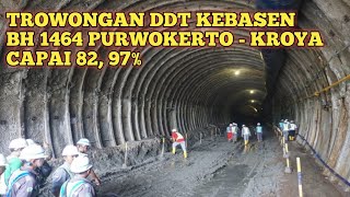 Kemajuan Progres Proyek Terowongan Kereta Kebasen BH 1462 Purwokerto - Kroya Oktober