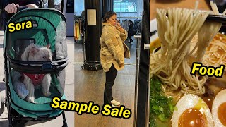 WEEKEND IN MY LIFE IN NYC: 260 Sample Sale, Bodhi Chinese Vegetarian Food, Cat Lion Cut, Ramen Danbo