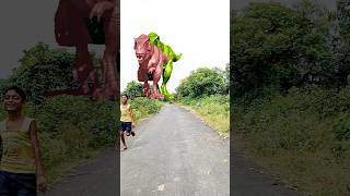 Big Dinosaur chase T-Rex chasing part- 735 #shorts #dinosaur #youtube #dinosaurs #youtubeshorts