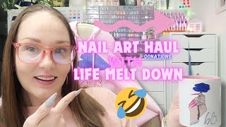 Huge Enailcouture Nail Art Haul | Mystery Bag Of Nail Charms  | BR Donation Haul | FIRE 🔥🔥🔥🔥🔥