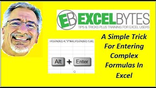 A Simple Trick For Entering Complex Formulas In Excel