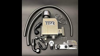 TPR Industry Oil Breather Kit RZR Turbo Install (TPR006) - Crankcase Breather kit / Catch can