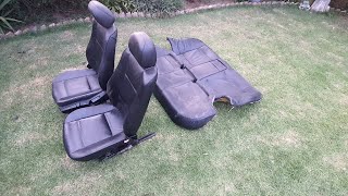 HOW TO REMOVE BMW E46 3 SERIES SEATS FRONT AND REAR/BACK SEATS AND SAFETY BELT