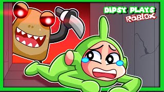 🌈 ESCAPE SCARY POOP.EXE [CREEPY OBBY] | Dipsy Plays Roblox Mr Pous Potato Factory Escape Obby