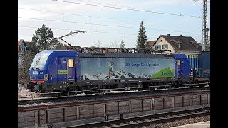 Trainspotten in Haltingen am 27.03.2020