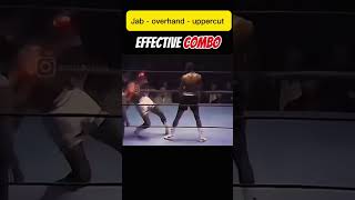 Jab - overhand - uppercut boxing combo #boxing #boxingtraining #mma #boxingworkout #muaythai