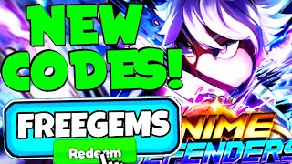 *NOVOS CÓDIGOS* TODOS OS NOVOS CÓDIGOS FUNCIONANDO NO ANIME DEFENDERS 2024! ANIME DEFENDERS UPDATE