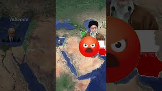 Iran attack Israeli military base and weapon storage #dhruvrathee #mapanimation #shorts