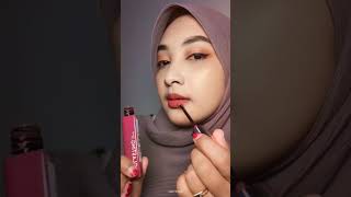 Bagus cantik banget warnanya liquid lip glasting wardah#reviewwardahglasting #wardahglasting#wardah