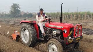 MASSEY 1035  on rotavator