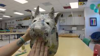 How to Make a Paper Mache Trophy Head, pt. 3