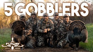 FIVE GOBBLERS on PUBLIC LAND (FLOAT TRIP)