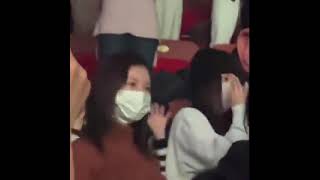 Twice Sana & NMIXX Kyujin in JYP's Concert