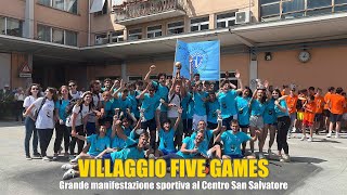 Grande manifestazione sportiva al Centro San Salvatore con "Villaggio Five Games"