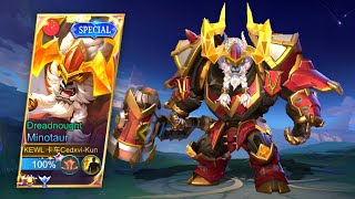 WOW! MINOTAUR NEW SKIN DREADNOUGHT IS HERE! (Mythical immortal gameplay)