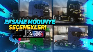 Yeni Efsane Modifiye Seçenekleri Truck Simulator Europe 3