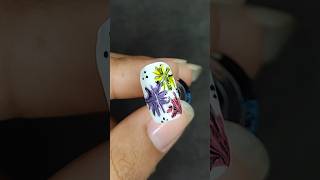 Easy flowers nail art #shorts #nailart