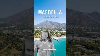 Haaland's luxury getaway – aerial tour of Marbella #aerialvideo #haaland #luxuriouslifestyle