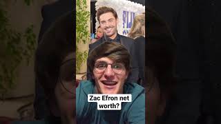 Zac Efron net worth??! #shorts #zacefron #baywatch #networth