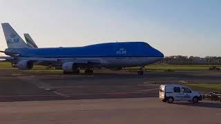 Aankomst Boeing 747 KLM