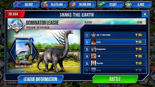 BAJADASAURUS TOURNAMENT BATTLE - JURASSIC WORLD THE GAME