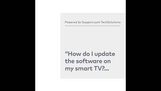 How to update the software on your smart TV