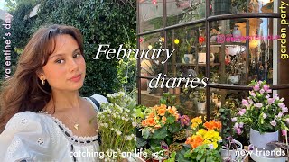 February diaries💌 garden party,valentines day, learning new things