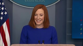 Jen Psaki - First White House Press Briefing