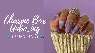 Spring Charme Box Unboxing + Cat Eye Gel Polish Mani | Daily Charme Subscription Box