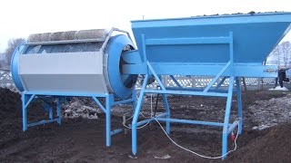 TROMMEL SCREENER + CHARGING FEEDER