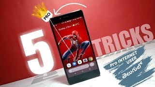 Use These 5 Tricks & become a pro INTERNER USER || telugu.