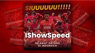 ISHOW SPEED DI INDONESIA - DESAIN POSTER COREL DRAW