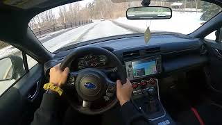 2023 Subaru BRZ Sport-Tech POV Winter Test Drive