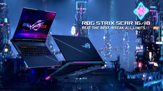 Noile laptopuri de gaming ROG Strix SCAR 16/18 (2023) | Republic of Gamers Romania