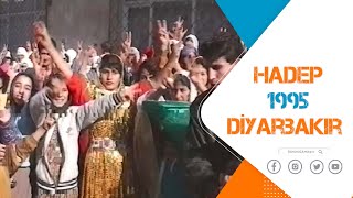 HADEP'İN DİYARBAKIR SEÇİM BÜROSUNDAN RENKLİ GÖRÜNTÜLER - 1995