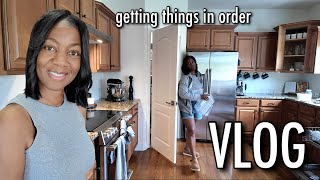 kitchen organization, home alone, this is my happy space, clean with me - VLOG