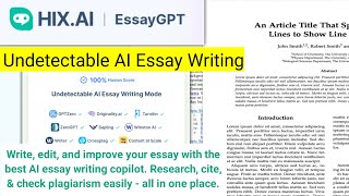 Best Undetectable AI Tool for Essay Writing: Bypass AI Detectors Like Turnitin, GPTZero | EssayGPT